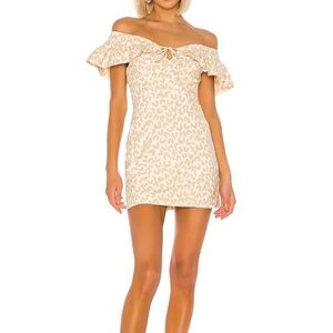 LPA Verona Dress in Natalia Leopard Size Small Worn Once